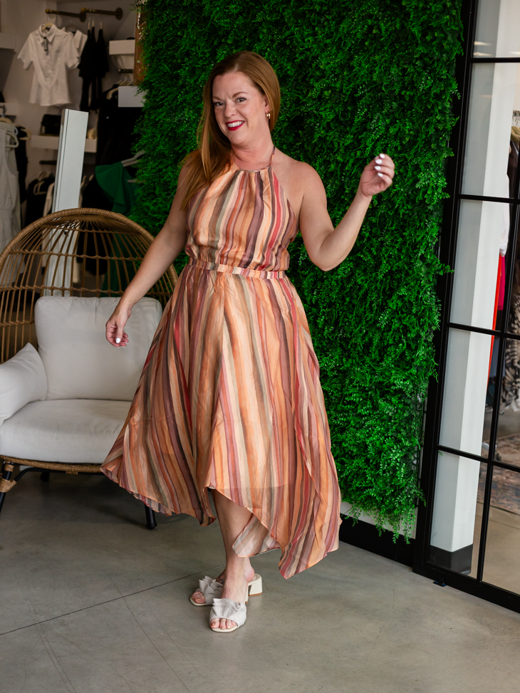 Steve Madden - Dalina Halter Midi Dress